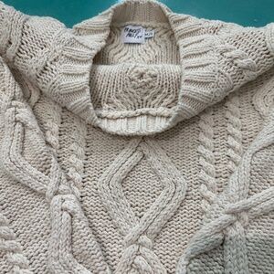 Cable knit sweater